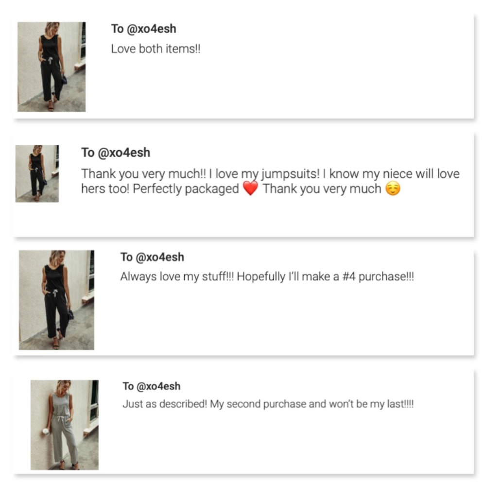 Casual Drawstring Waist Black Jumpsuit - Picture 5 of 9